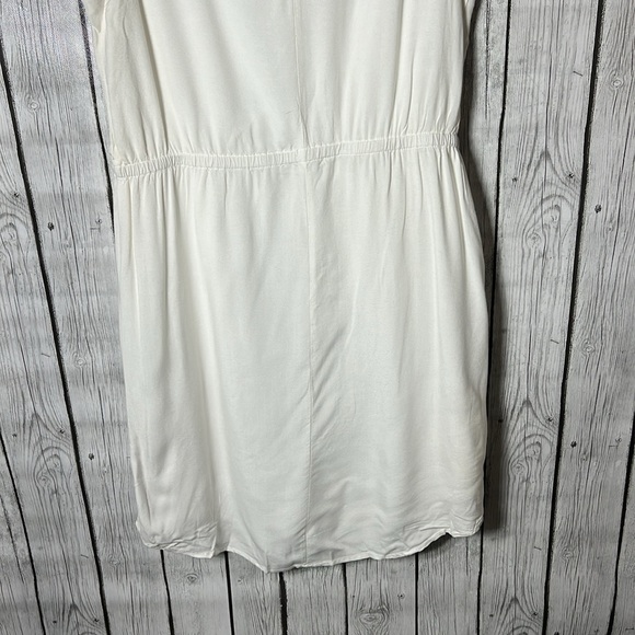 Kenji cream Beaded-sequined-Embroidered Front Sleeveless Lined dress size 8 - Picture 11 of 12